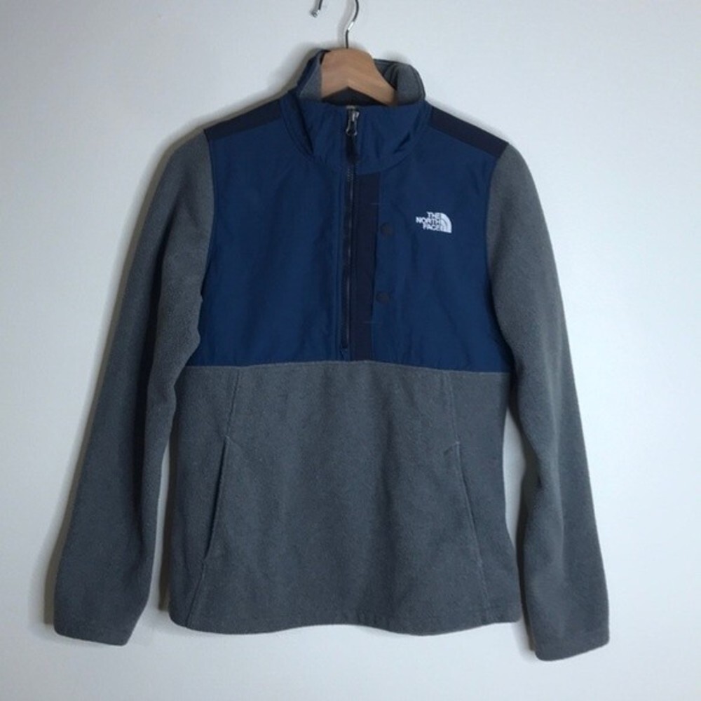 The North face ladies fleece half zip pullover sweater jacket size small